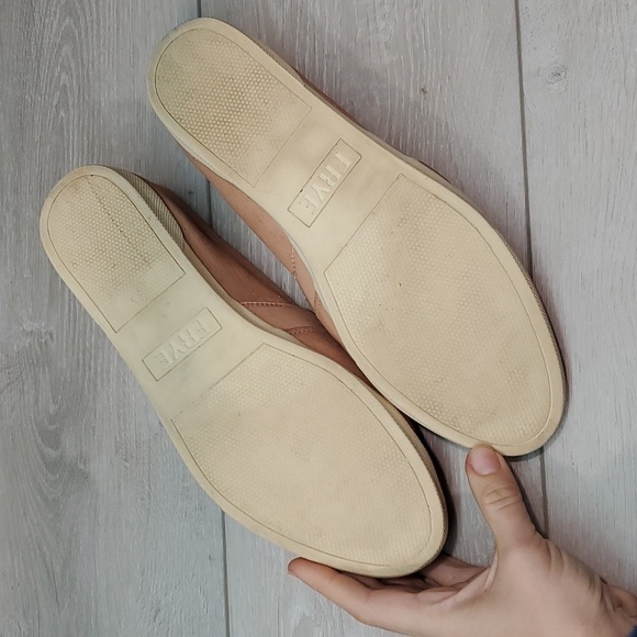 Frye Womens Lisa Leather Loafer Slip on flats shoes sz 9M - Picture 11 of 12